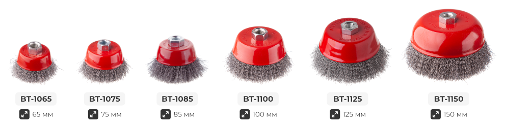 Лінійка щіток для болгарок