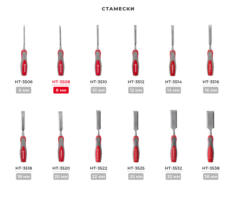 Лінійка стамесок