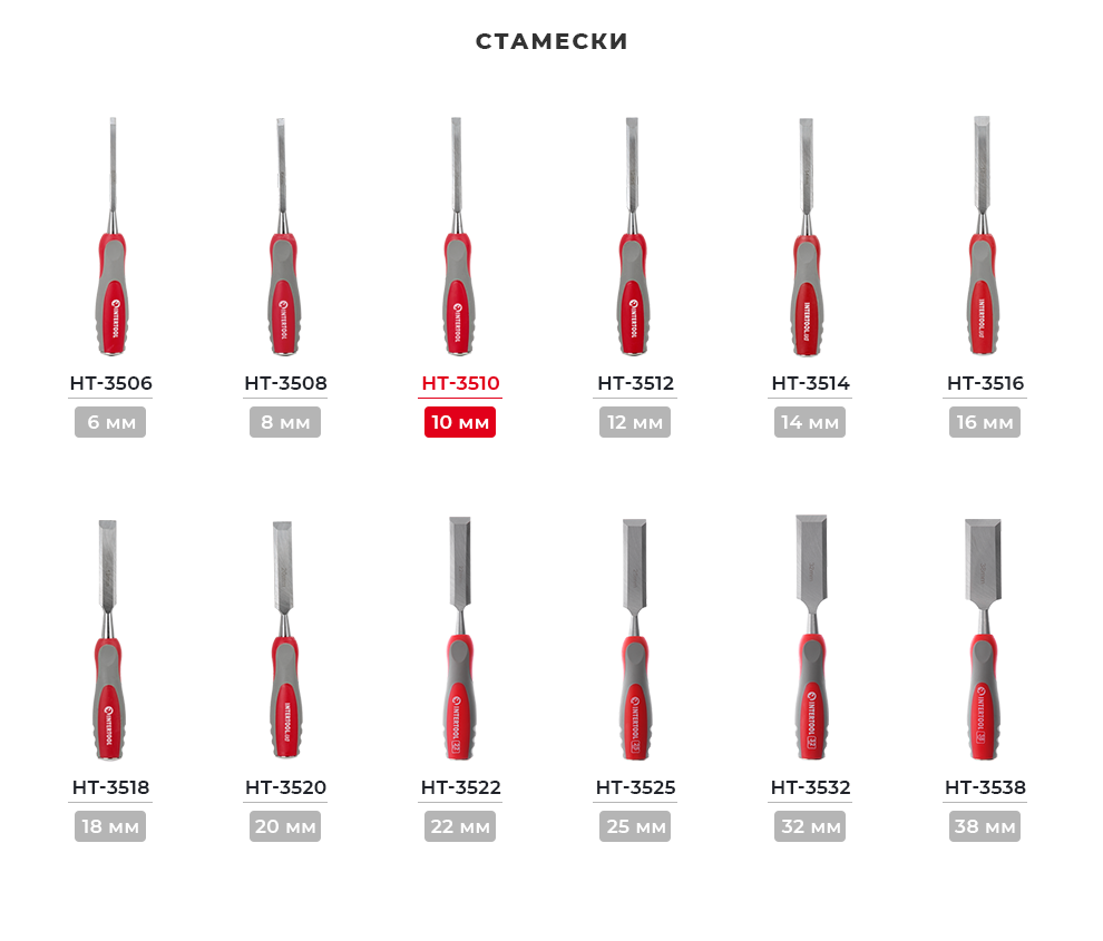 Лінійка стамесок