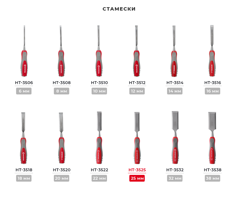 Лінійка стамесок