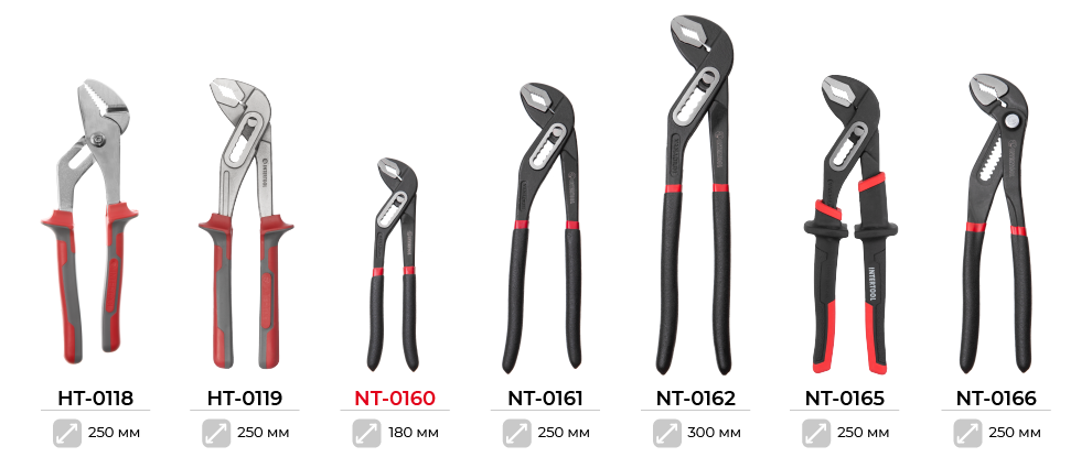 Лінійка cантехнічних кліщів