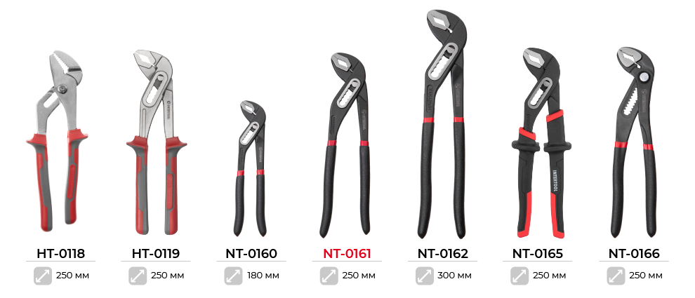 Лінійка cантехнічних кліщів