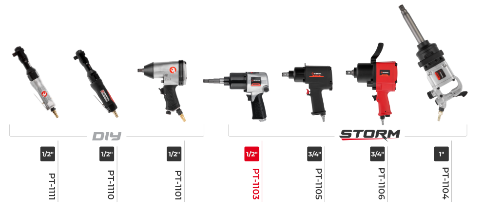 Лінійка пневмозаклепників