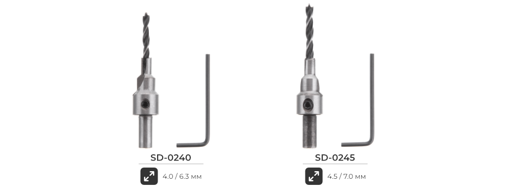 Лінійка свердел конфірматних
