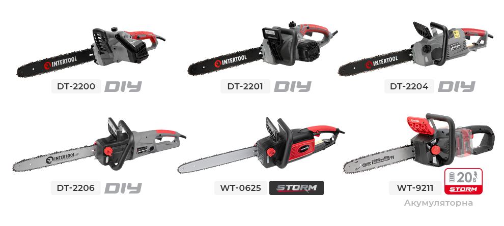 Лінійка електричних пилок