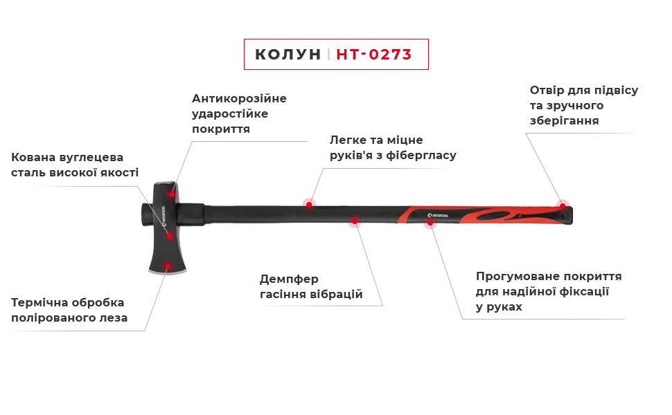 Переваги колуна