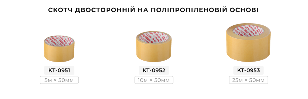 Лінійка скотчу алюмінієвого