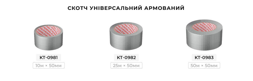 Лінійка скотчу алюмінієвого