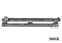 Направляюча до напильника YT-85026 YATO : Ø=4.5 мм, 190х30 мм, під кути 25°,30°,35°, гвинт(DW)