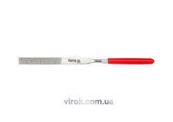 Надфіль алмазний YATO плоский, l= 160/50 мм, b= 4 мм [80/800]