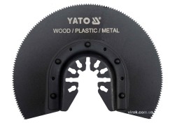 Полотно-насадка різальне YATO HSS сегментне для реноватора, Ø= 88 мм [5/100]