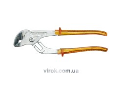 Кліщі переставні VOREL : L= 250 мм, з ПВХ ручками [6/60]