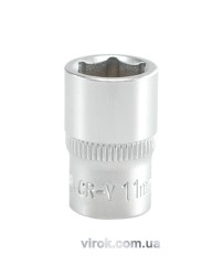 Головка торцева 6-гранна YATO : квадрат 1/4