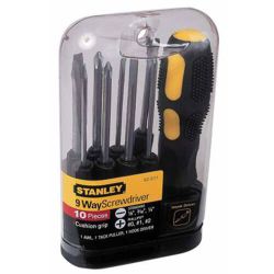 Викрутка - набір Multifunctional з дев’ятьма змінними стрижнями - битами STANLEY 0-62-511