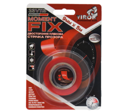 Стрічка 2-стороння плівкова VRIOK Moment Fix: 9 мм х 5 м [30]