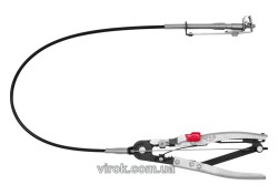 Щипці для стягуюч. хомутів YATO 210 мм з гнучким подовж-м 513 мм [12/36]