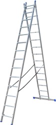 Драбина 2-секц. розкл. 2*14сх. 3,8-6,4м VHR H