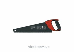 Ножівка по дереву YATO : L= 500 мм, W= 0,9 мм, 50-54 HRC. тефлон [10/40]