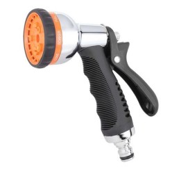 Пістолет-розпилювач багатофункційний, 8 функцій, метал, бл.