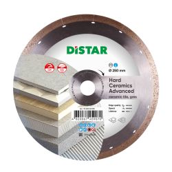 Круг алмазний вiдрiзний Distar 1A1R 250x1,5x10x25,4 Hard ceramics Advanсed