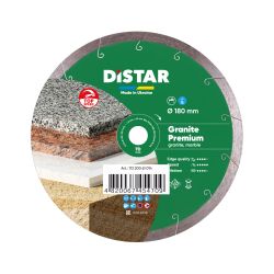 Круг алмазний вiдрiзний Distar 1A1R 180x1,6x8,5x25,4 Granite Premium
