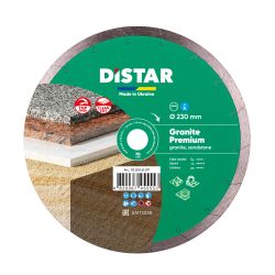 Круг алмазний вiдрiзний Distar 1A1R 230x1,9x10x25,4 Granite Premium