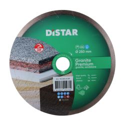 Круг алмазний вiдрiзний Distar 1A1R 250x1,8x10x25,4 Granite Premium