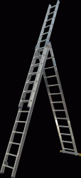 Драбина 3-секц. розкл. 3*13сх. 3,5-8,2м VHR P мет.розтяжка