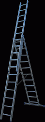 Драбина 3-секц. розкл. 3*11сх. 3,0-6,33м VHR H