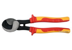 Ножиці для кабелю YATO : Ø=8 мм, l=250 мм з діелек. ізольов. ручками 1000В [6/36]