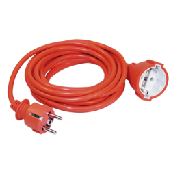 Подовжувач 1гн/15м с з/к (3*1,5) помаранч