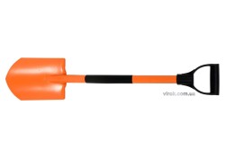 Лопата саперна FLO (штикова) 17,5 х 25 см з металевим держаком і DY ручкою [200]