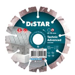 Круг алмазний вiдрiзний Distar 1A1RSS/C3 115x2,2/1,4x10x22,23-9-HIT Technic Advanced