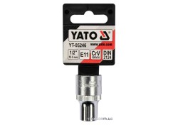 Головка торцева YATO : TORX E11, квадрат 1/2