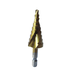 Свердло ступеневе 4,0-20,0мм 9ступенів HSS TiN