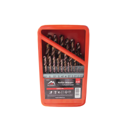 Набір свердел п/м HSS-CO 1-13мм*0,5мм 25шт коробка метал