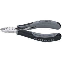 Кусачки бокові для електроніки KNIPEX 77 02 120 H ESD