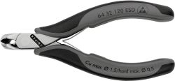 Кусачки торцеві для електроніки KNIPEX 64 32 120 ESD