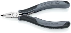 Кусачки торцеві для електроніки KNIPEX 64 62 120 ESD