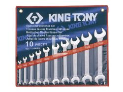 Набір ключів ріжкових, 10 предметів (6x7 - 24x27)