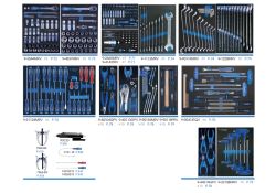 Візок з набором інструменту в ложементах 325 од.