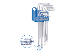 Набір Torx 9 одиниць (Т10-Т50) з отвором Г-подібні подовжені  (уп.8)