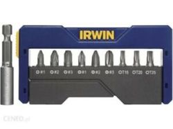 Набір біт в футлярі 9+1 (PZ1/PZ2/PZ3/PH1/PH2/PH3/T15/T20/T25), IRWIN