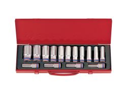 Набір головок 1/2" глуб. 15 одиниць 12 гр.