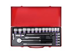 Набір головок 1/2" 24 одиниці 6-гран.