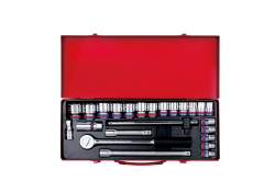 Набір головок 1/2" 24 одиниць 6-ти гранних