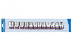 Набір торцевих головок 1/2", 6 гранн. 10-24 мм, 12 одиниць