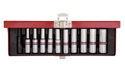 Набір глубоких торцевих головок 1/4" 10 одиниць