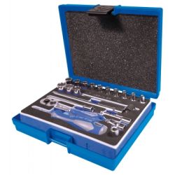 Набір головок 1/4" 21 одиниць з принаддям