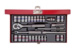 Набір головок 1/4" дюймів, метрика 30 одиниць